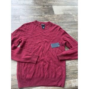 Daniel Hechter Paris 100% 2-Ply Cashmere Sweater - Men's Size Small Burgundy